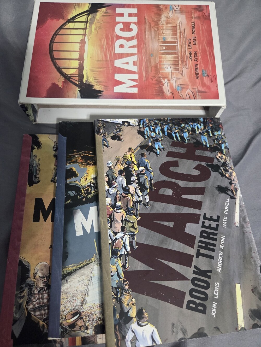 MARCH Triology Graphic Novel Set By John Lewis